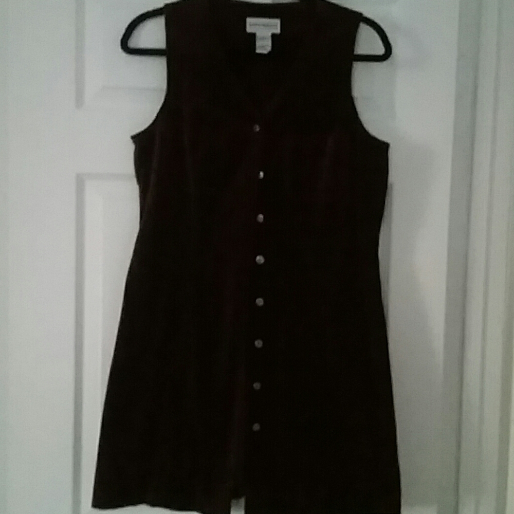 Brown velvet looking dress